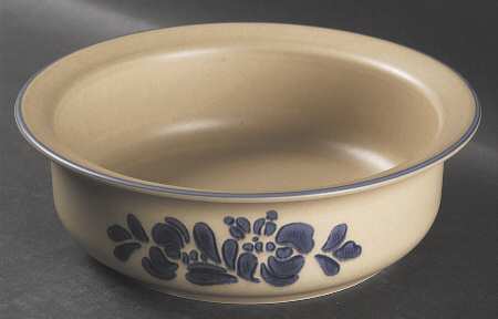 Folk Art 1.5 Quart Round Casserole No Lid