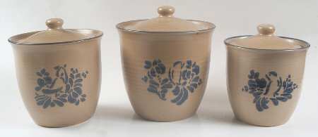 Folk Art (3 Piece) Canister Set (Box Set)