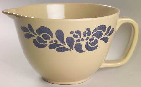 Folk Art Melamine Batter Bowl