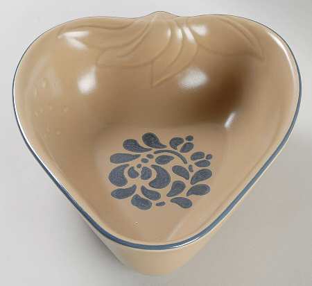 Folk Art Strawberry Serving Bowl