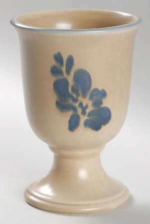 Folk Art China Goblet