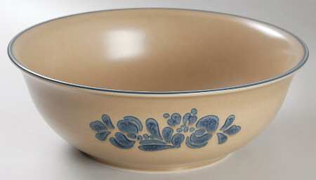 Folk Art 10" Large Salad Serving Bowl