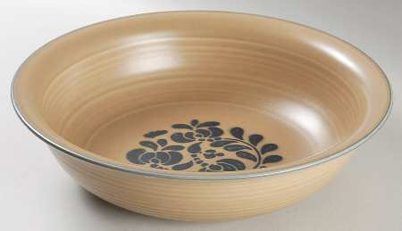Folk Art 12" Large Salad Serving Bowl