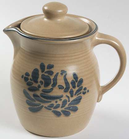 Folk Art China Beverage Server & Lid by Pfaltzgraff