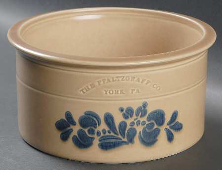 Folk Art Extra Large Open Crock