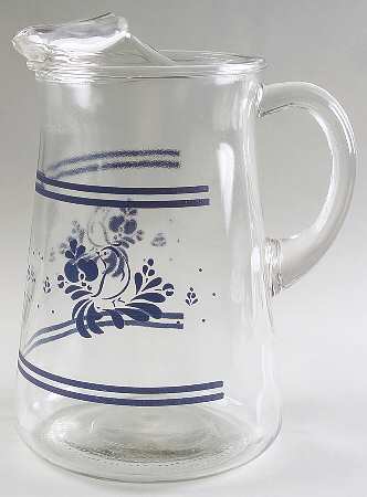 Folk Art 64 Oz Glassware Pitcher