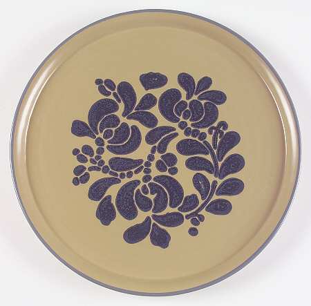 Folk Art 12" Round Platter