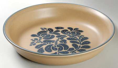 Folk Art 10" Pie Baking Plate