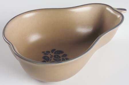 Folk Art Pear Shaped Bowl