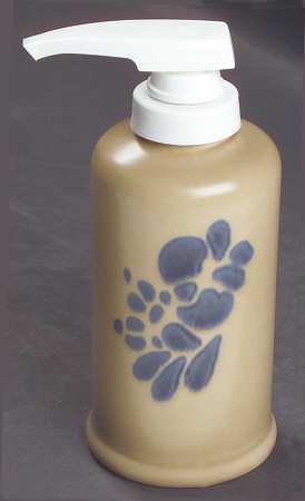 Folk Art Lotion Dispenser by Pfaltzgraff