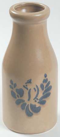 Folk Art Milk Bottle