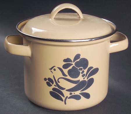 Folk Art 1.5 Qt Metal Stockpot