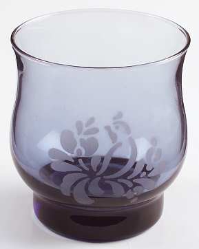 Folk Art 8 Oz Glassware Rocks/Juice by Pfaltzgraff