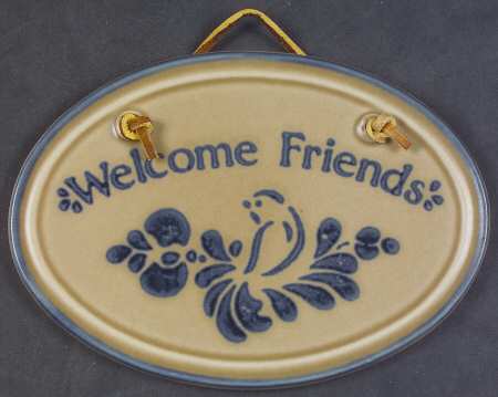 Folk Art Plaque Wall