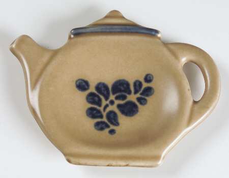 Folk Art Tea Bag Holder by Pfaltzgraff