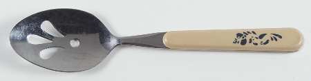 Folk Art Pierced Tablespoon (Serving Spoon)