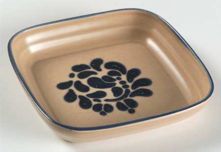 Folk Art Individual Square Sandwich Server