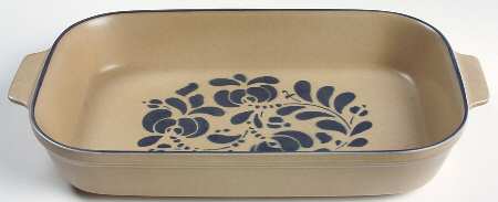 Folk Art 14" Rectangular Baker by Pfaltzgraff