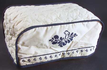 Folk Art Cloth Toaster Oven Cover