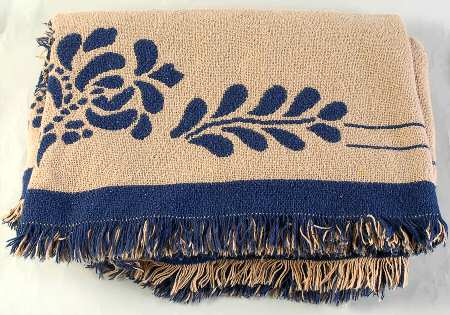 Folk Art Tapestry Throw