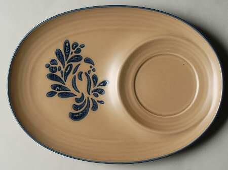 Folk Art Oval Snack Tray