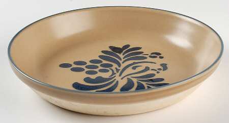 Folk Art 9" Pie Baking Plate by Pfaltzgraff