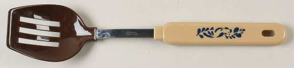 Folk Art Slotted Nylon Serving Spoon