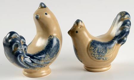 Folk Art Figural Salt & Pepper Set