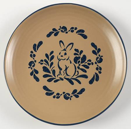Folk Art Accent Salad Plate