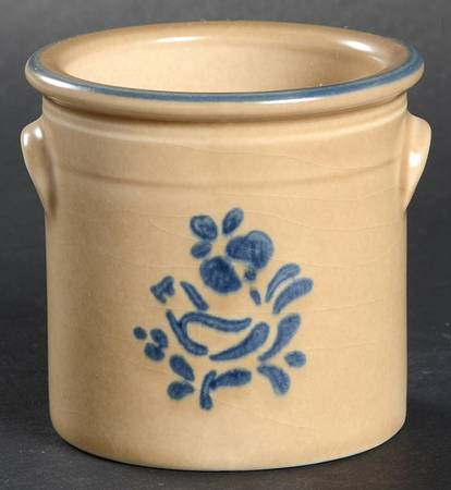 Folk Art Miniature Open Crock