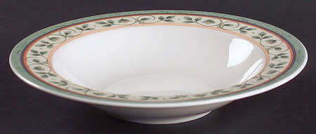 French Quarter (Bone China) Rim Soup Bowl