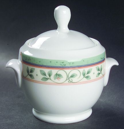 French Quarter (Bone China) Sugar Bowl & Lid