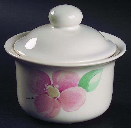 Garland Blush Sugar Bowl & Lid