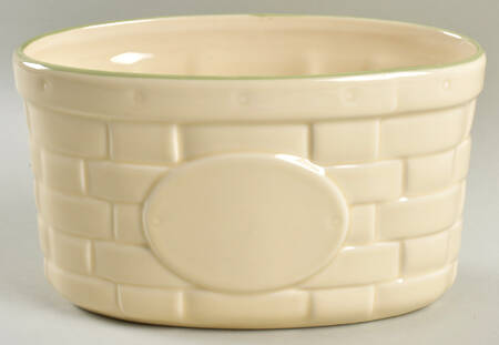 Garden Party (Garden Impressions) 8" Oval Basket by Pfaltzgraff