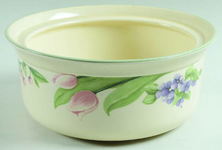 Garden Party (Garden Impressions) 2 Qt Round Covered Casserole No Lid