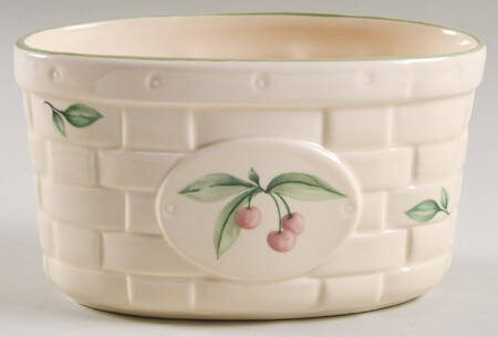 Garden Party (Garden Impressions) 8" Oval Basket by Pfaltzgraff
