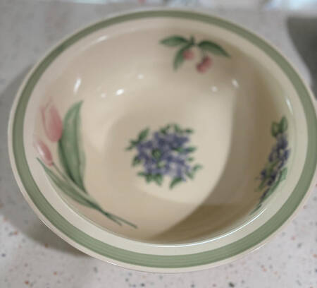Garden Party (Garden Impressions) 13" Large Salad Serving Bowl