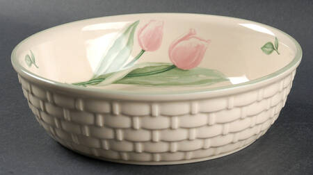 Garden Party (Garden Impressions) 8" Wicker Bowl
