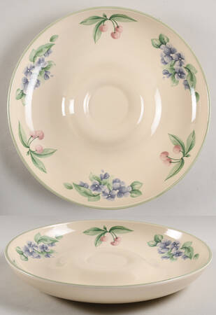 Garden Party (Garden Impressions) Chip Bowl/Plate for Chip & Dip Set