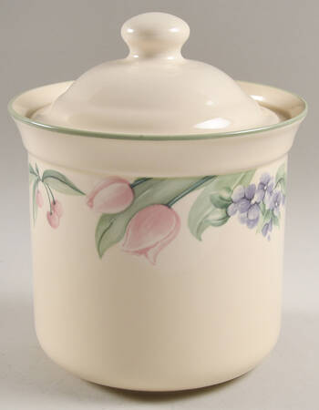 Garden Party (Garden Impressions) Medium Canister & Lid by Pfaltzgraff