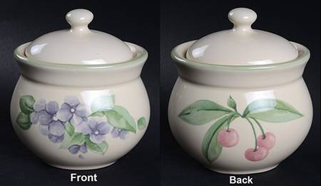 Garden Party (Garden Impressions) Oval Sugar Bowl & Lid
