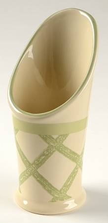 Garden Party (Garden Impressions) 3 Holder Flatware Caddy-Ceramic Holder Only