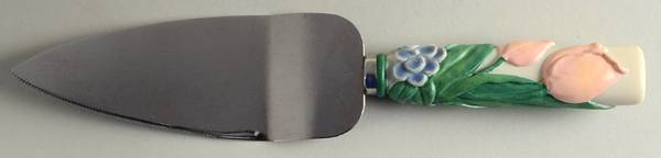Garden Party (Garden Impressions) Pie/Cake Server with Resin Handle