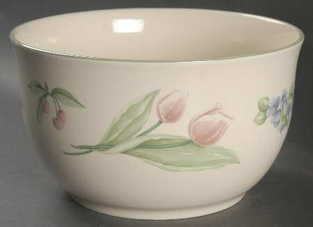 Garden Party (Garden Impressions) 9" Salad Serving Bowl