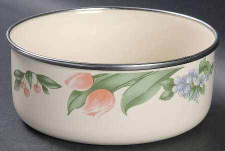 Garden Party (Garden Impressions) 5" Metal Bowl by Pfaltzgraff