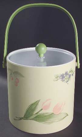 Garden Party (Garden Impressions) Plastic Ice Bucket & Lid