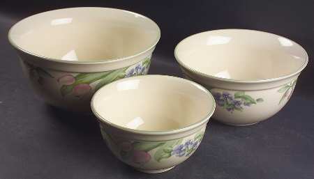 Garden Party (Garden Impressions) (3 Piece) Mixing Bowl Set