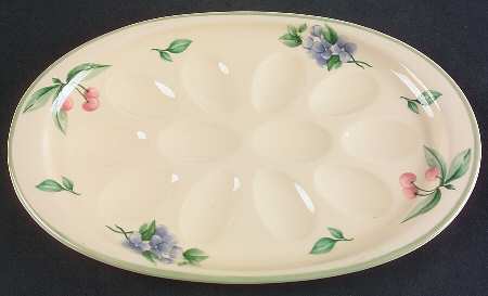 Garden Party (Garden Impressions) Deviled Egg Plate