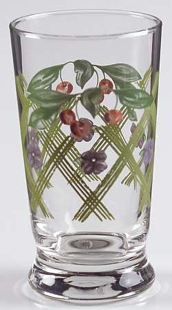 Garden Party (Garden Impressions) 9 Oz Glassware Juice