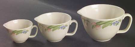 Garden Party (Garden Impressions) 3 Piece Melamine Measuring Cup Set